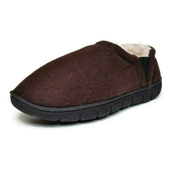 Homitem Mens House Slippers Size 9 Fuzzy Lining - Picture 12 of 12